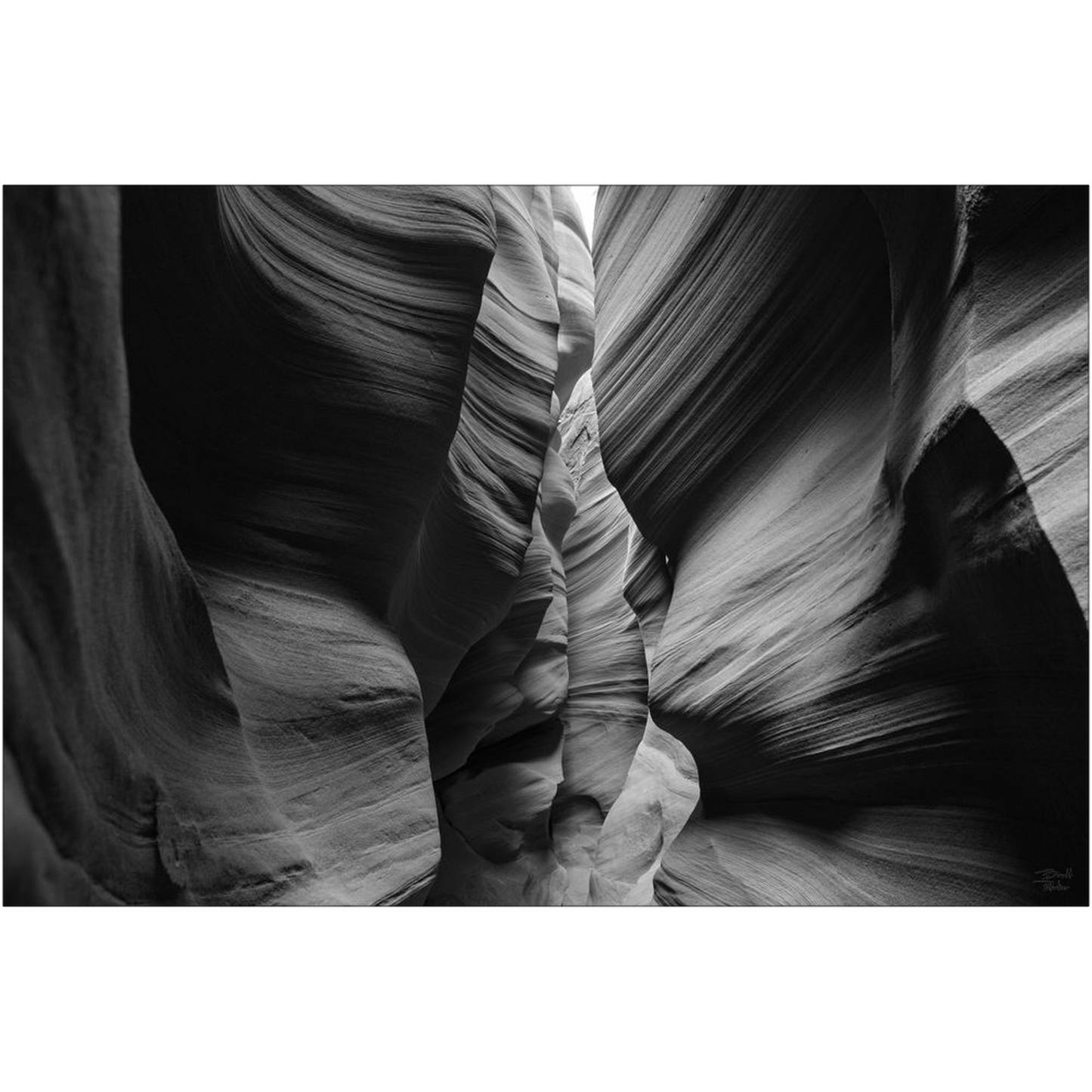 Slot Canyon v1 - Hanksville, Utah - bp0249- Photograph Print Poster Picture Photography Art Artist Images Landscape