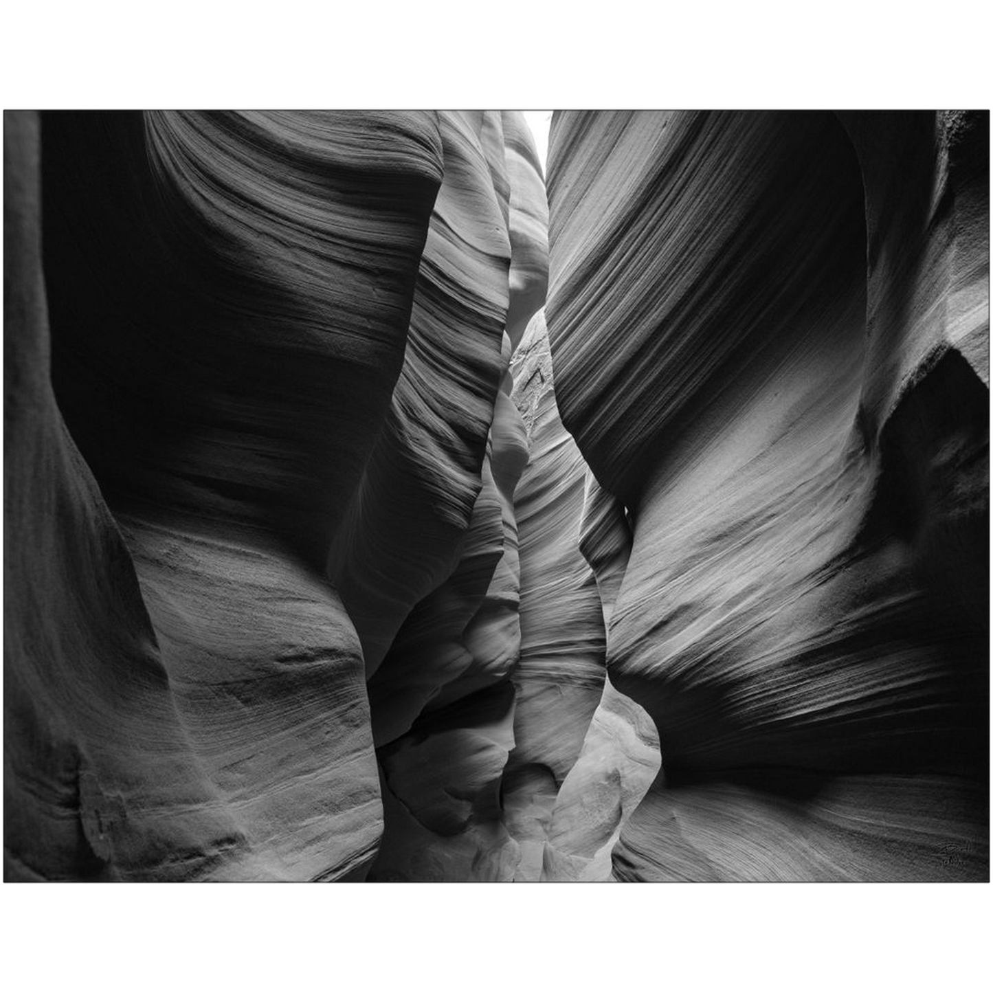 Slot Canyon v1 - Hanksville, Utah - bp0249- Photograph Print Poster Picture Photography Art Artist Images Landscape