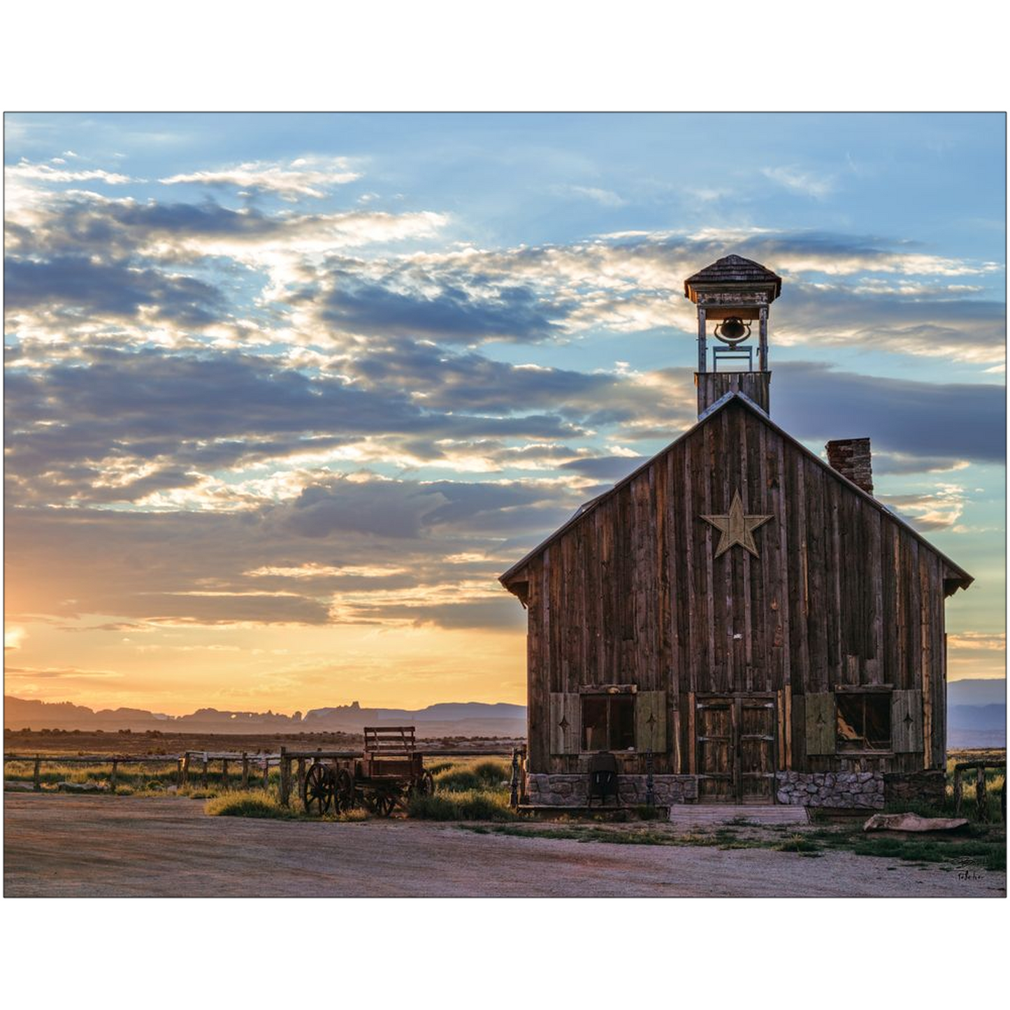 Archview Church House - Moab, Utah - bp0058 - Photograph Print Poster Picture Photography Art Artist Landscape Images