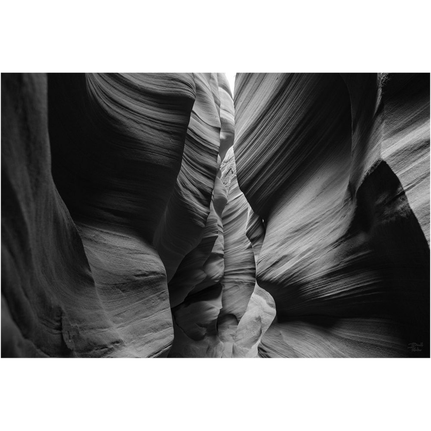 Slot Canyon v1 - Hanksville, Utah - bp0249- Photograph Print Poster Picture Photography Art Artist Images Landscape