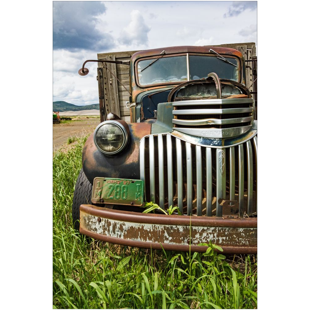 1946 Chevrolet 2 Ton - bp0075 - Rexburg, Idaho - Photograph Print Poster Picture Wall Photography Art Artist Images Collectibles Landscape