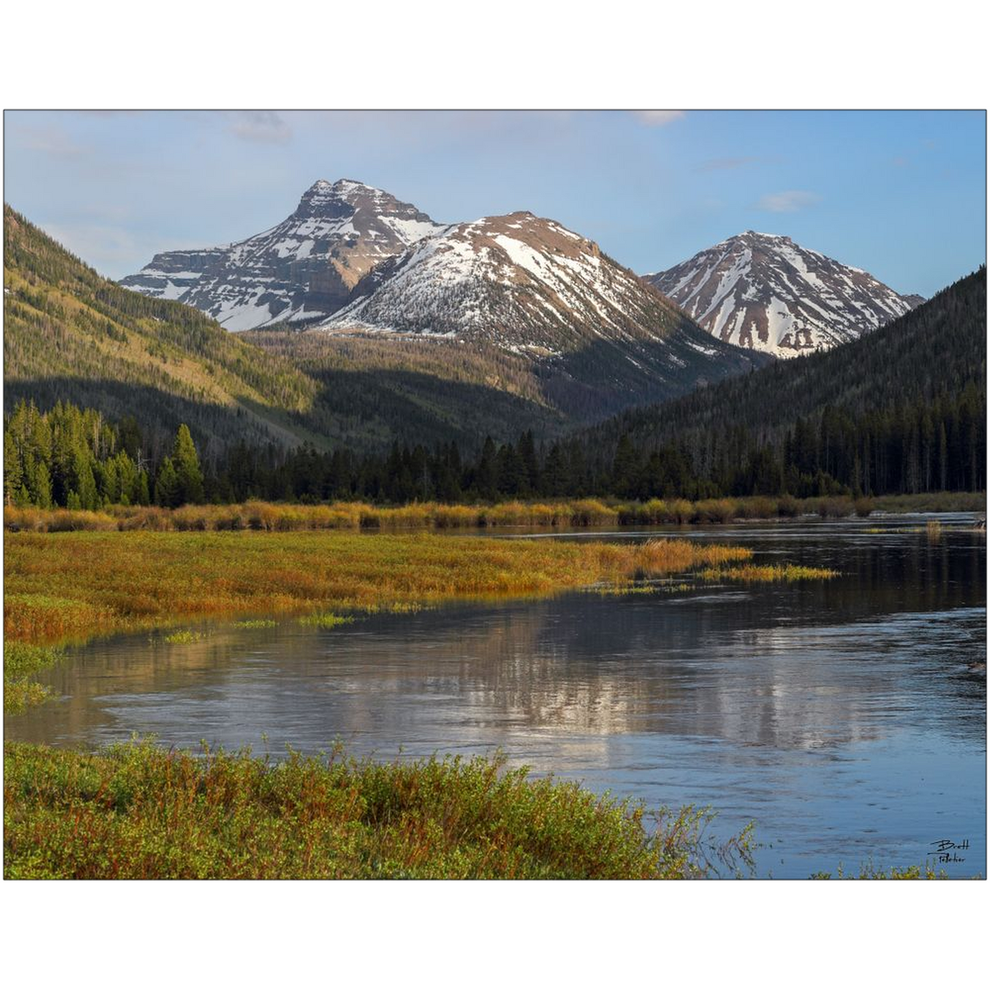 Christmas Meadows Sunset - Uinta Mountains, Utah - bp0008 - Photograph Print Poster Picture Landscape Photography Art Artist