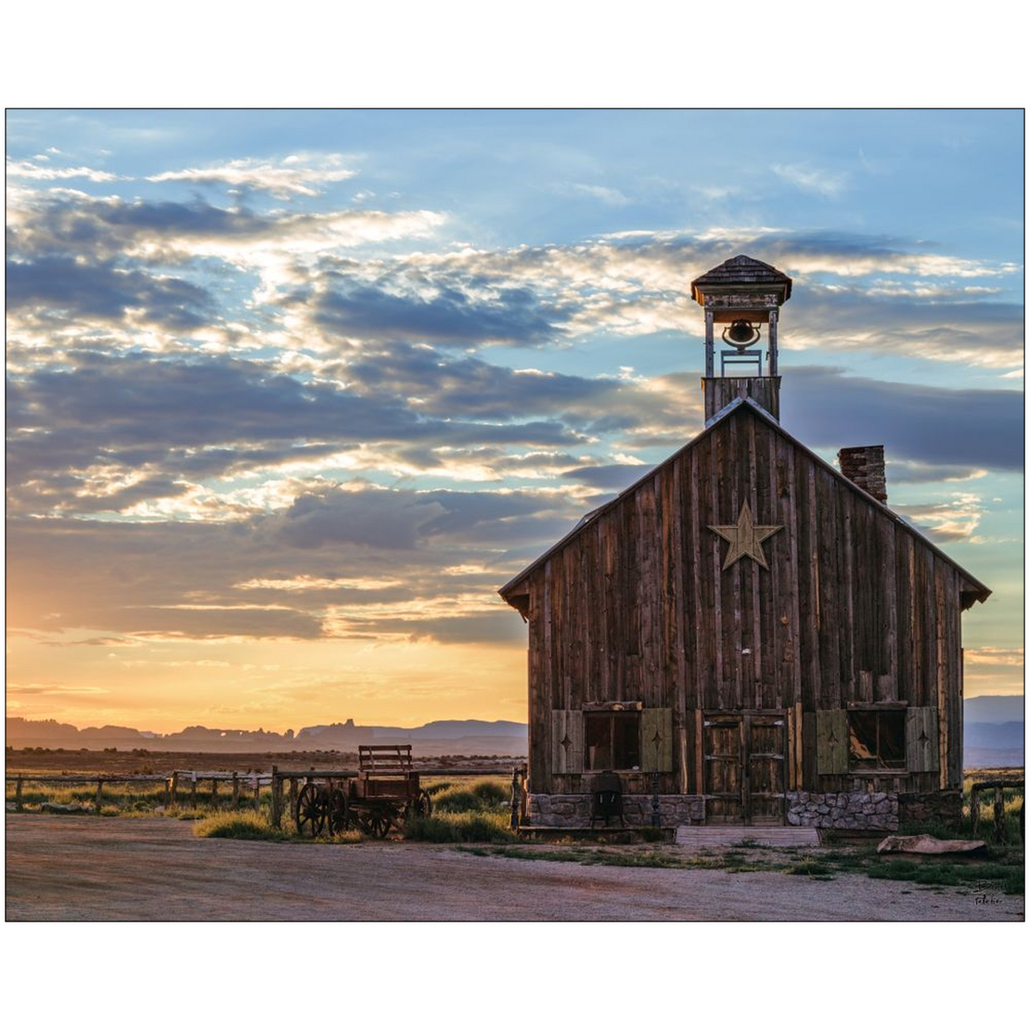 Archview Church House - Moab, Utah - bp0058 - Photograph Print Poster Picture Photography Art Artist Landscape Images