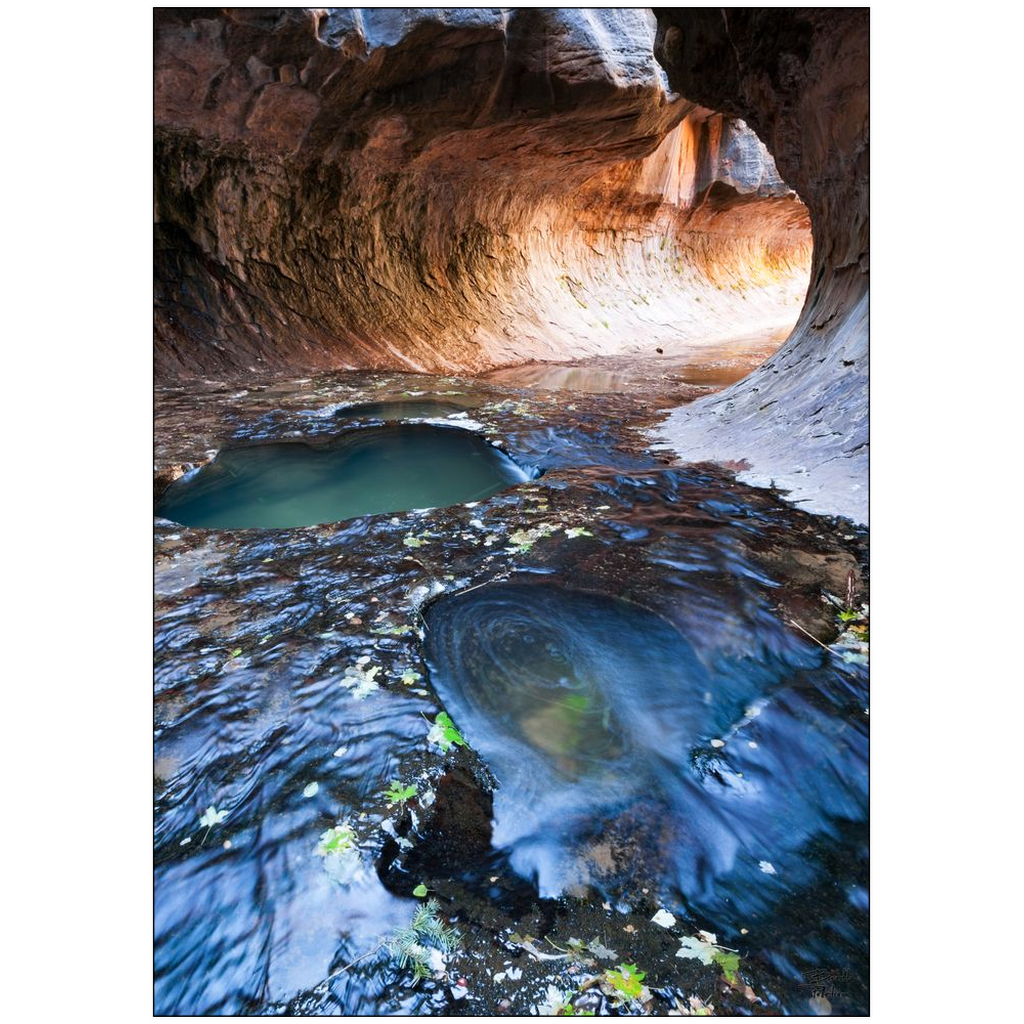 Subway - Zion National Park, Utah - bp0061 - Photograph Print Poster Picture Landscape Photography Art Artist Images Camera Collectibles