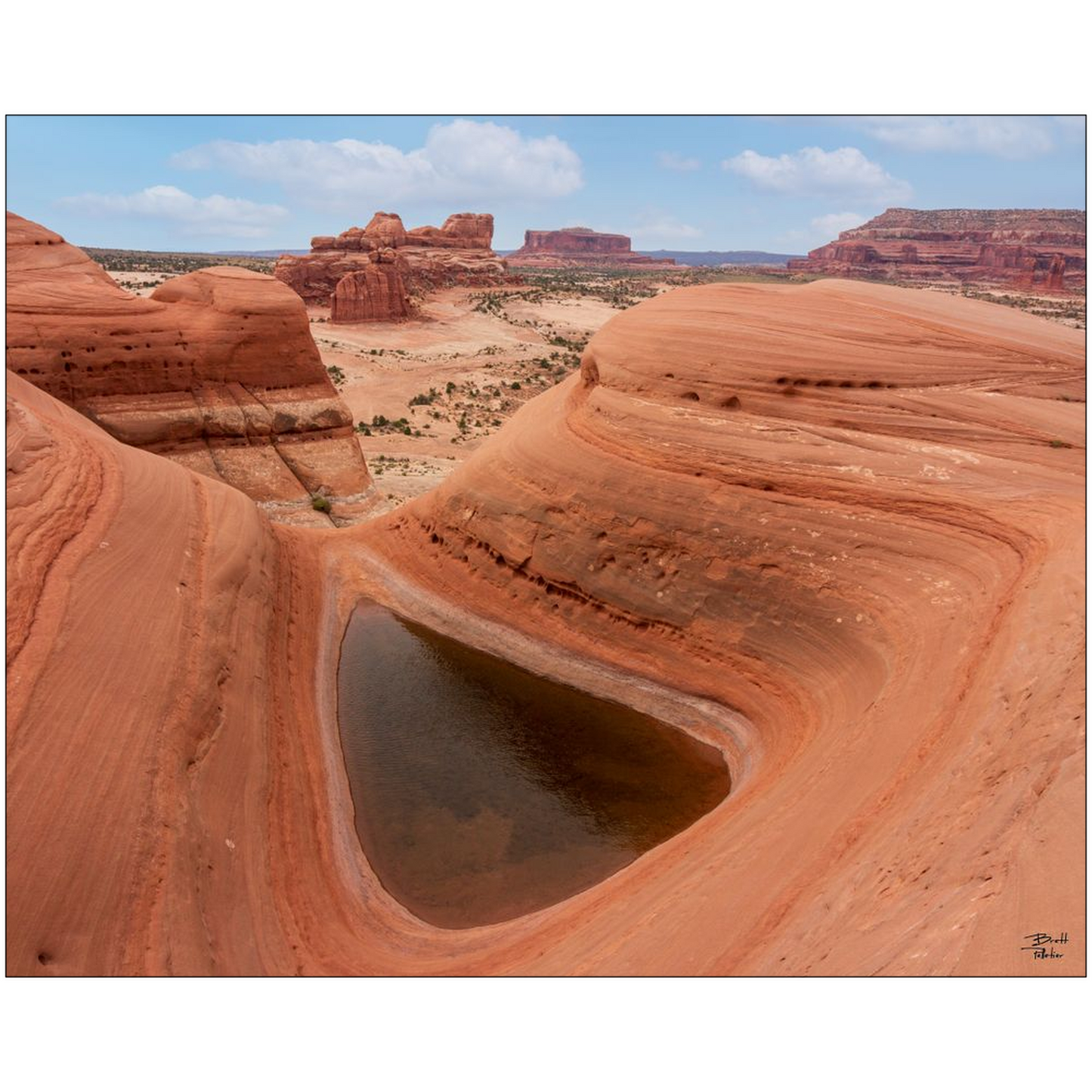 Delta Pool - Moab, Utah - bp0248 - Photograph Print Poster Picture Wall Photography Art Artist Images Camera Collectibles Landscape