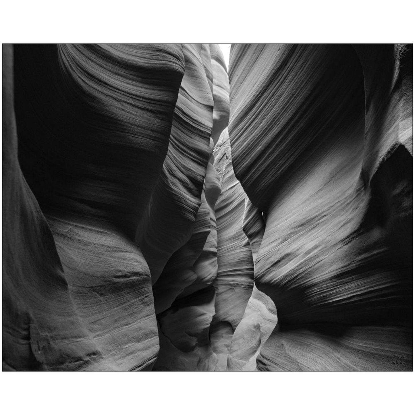 Slot Canyon v1 - Hanksville, Utah - bp0249- Photograph Print Poster Picture Photography Art Artist Images Landscape