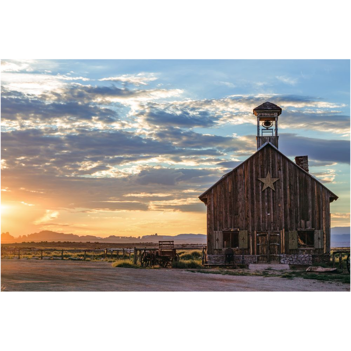 Archview Church House - Moab, Utah - bp0058 - Photograph Print Poster Picture Photography Art Artist Landscape Images