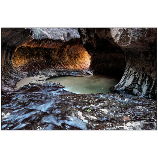 Subway - Left Fork of North Creek - Zion National Park, Utah - bp0056 - Photograph Print Poster Picture Photography Art Artist Landscape