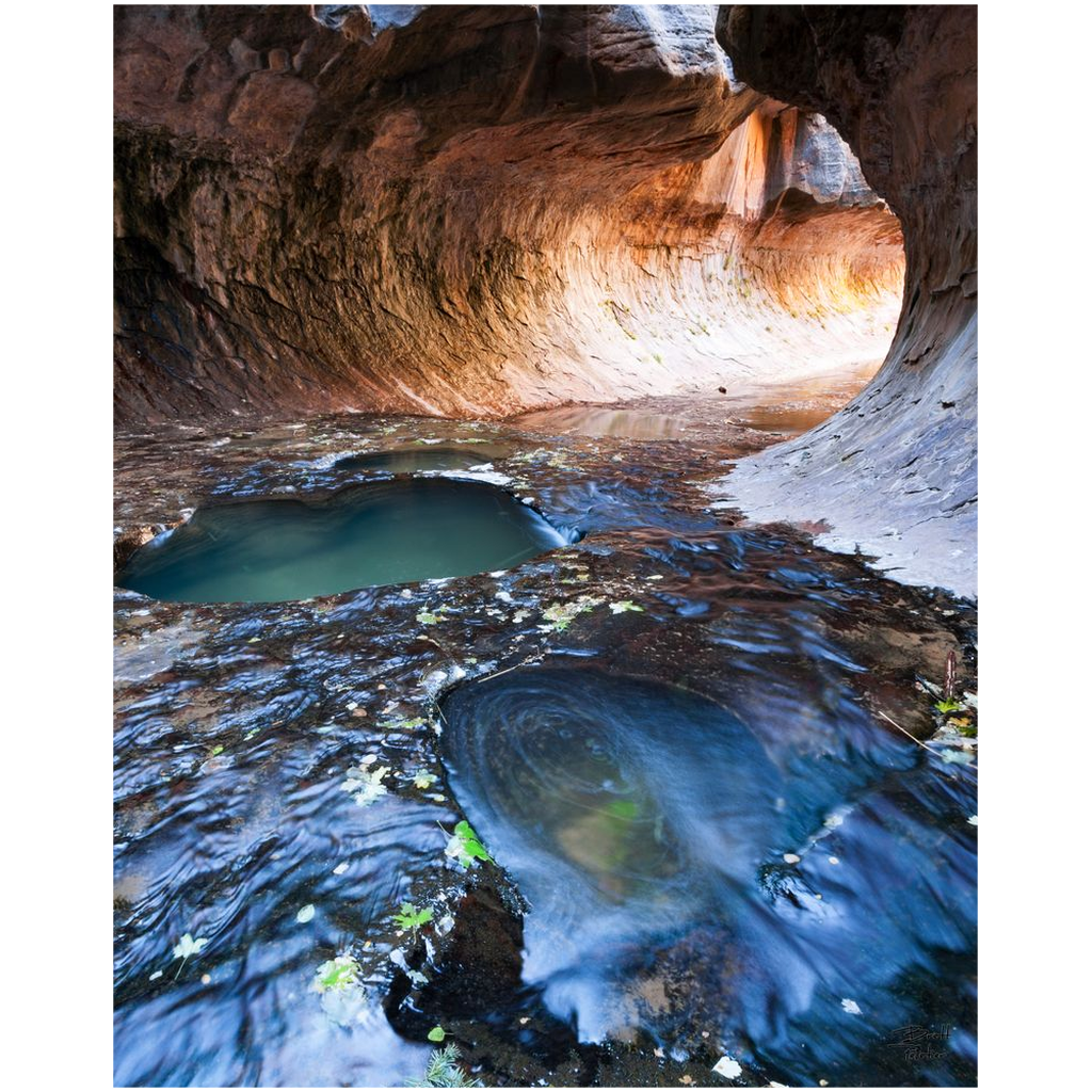 Subway - Zion National Park, Utah - bp0061 - Photograph Print Poster Picture Landscape Photography Art Artist Images Camera Collectibles