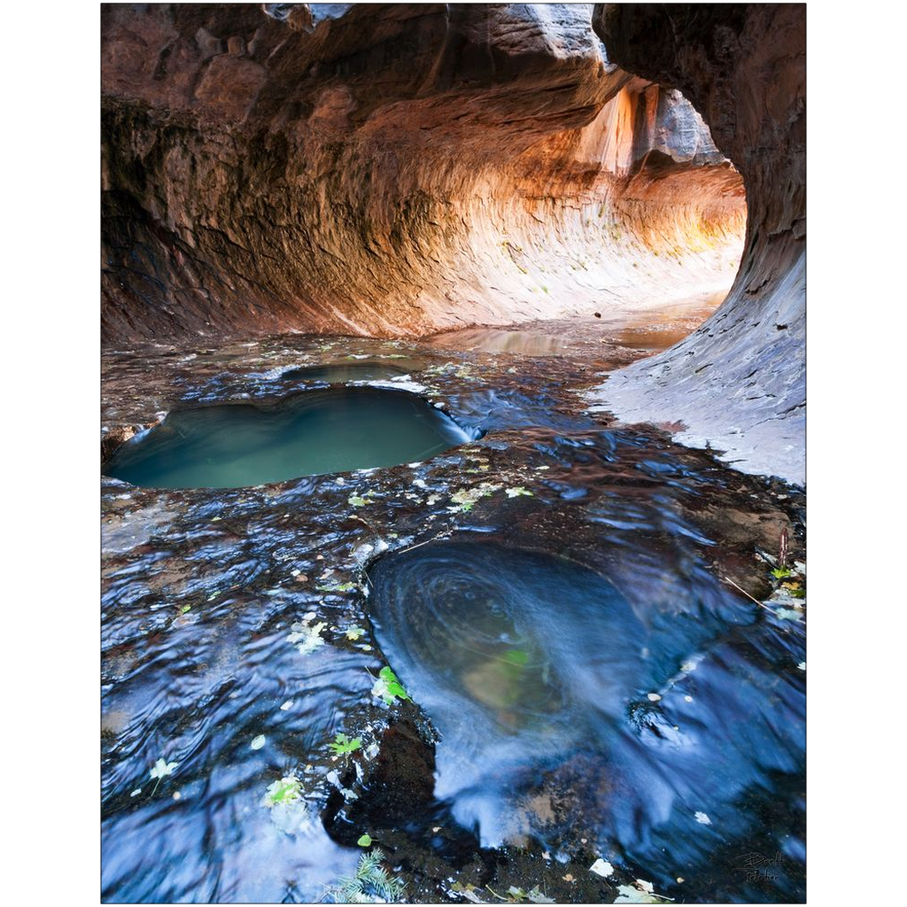 Subway - Zion National Park, Utah - bp0061 - Photograph Print Poster Picture Landscape Photography Art Artist Images Camera Collectibles