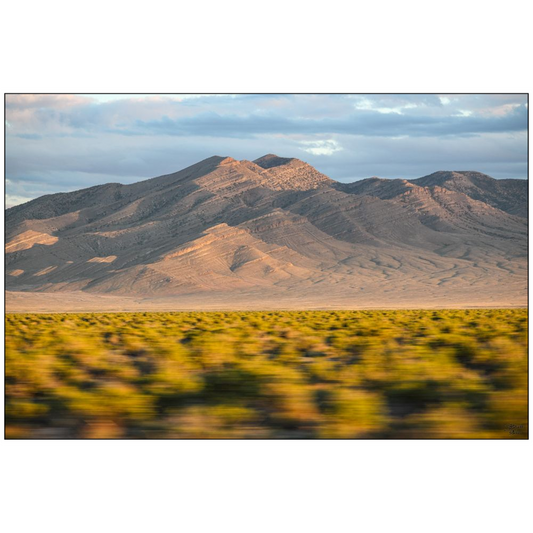 West Desert Sunset in Motion - bp0057 - Photograph Print Poster Picture Photography Art Artist Landscape Images