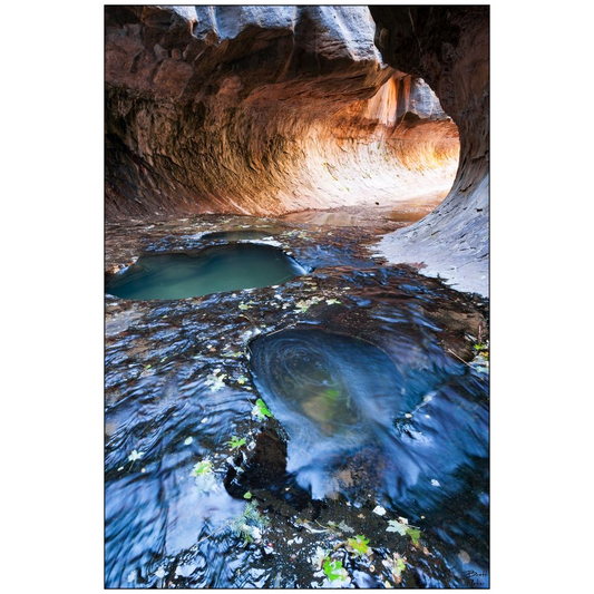 Subway - Zion National Park, Utah - bp0061 - Photograph Print Poster Picture Landscape Photography Art Artist Images Camera Collectibles