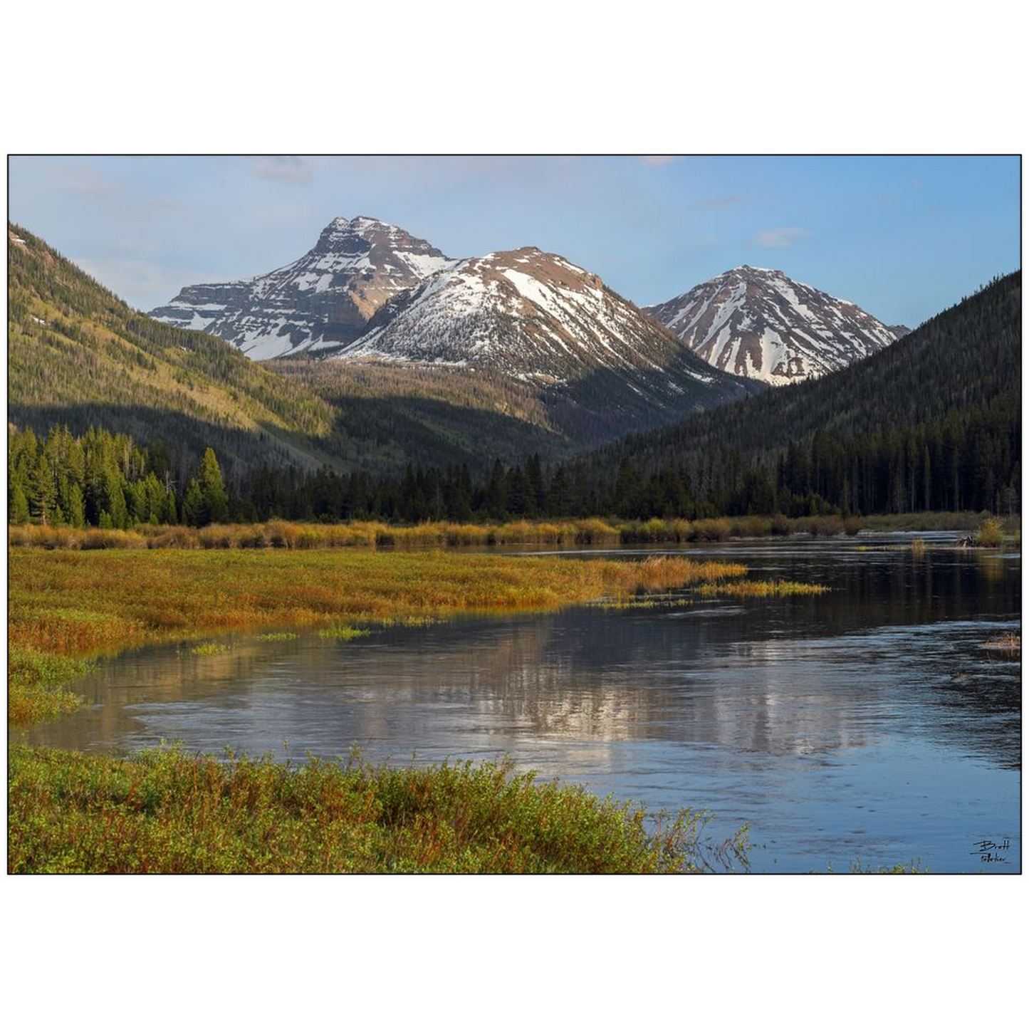 Christmas Meadows Sunset - Uinta Mountains, Utah - bp0008 - Photograph Print Poster Picture Landscape Photography Art Artist