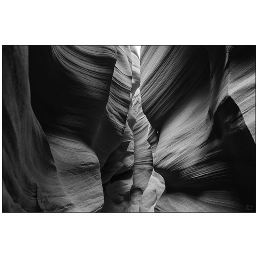 Slot Canyon v1 - Hanksville, Utah - bp0249- Photograph Print Poster Picture Photography Art Artist Images Landscape