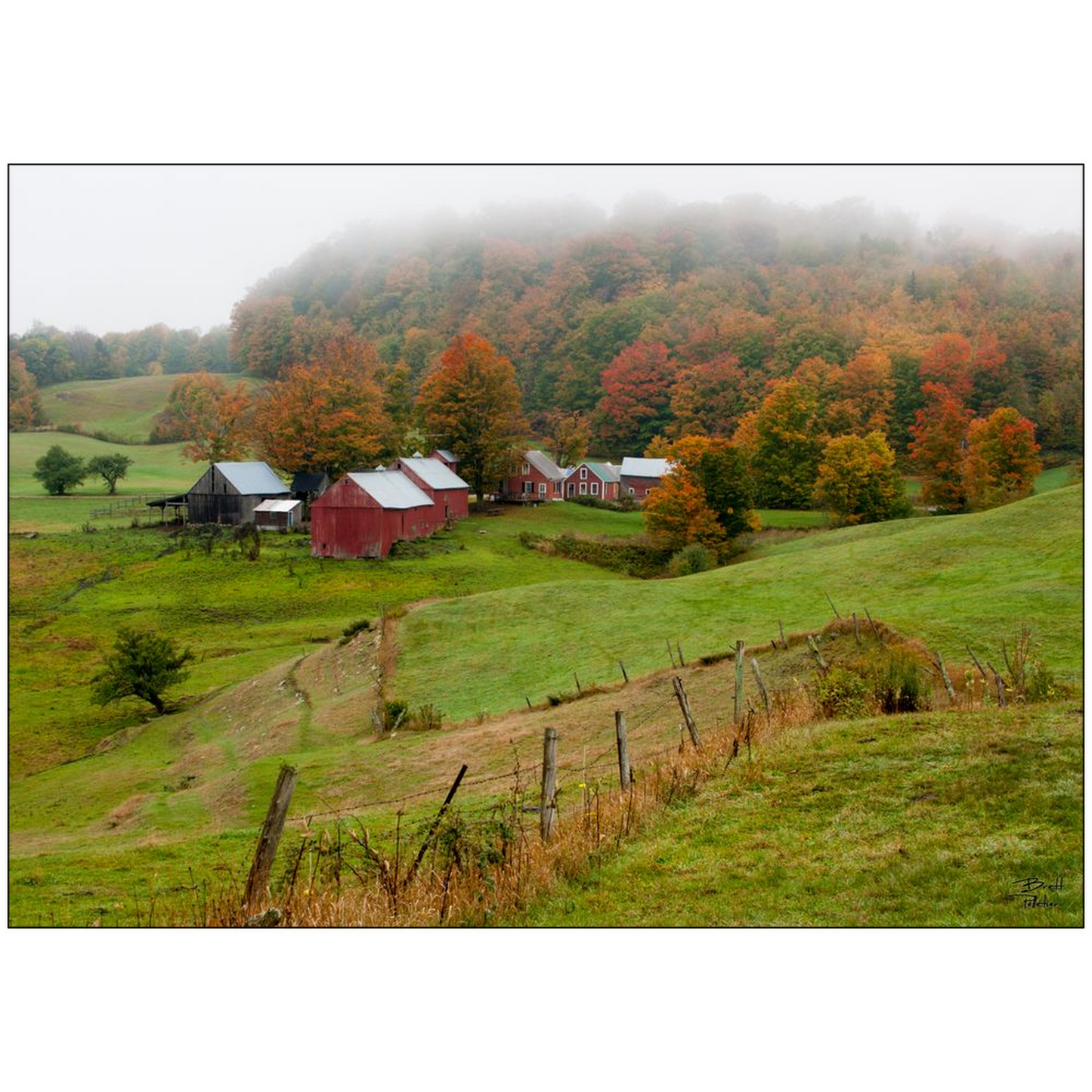 Jenne Farm - Reading, Vermont - bp0046 - Photograph Print Poster Picture Photography Art Artist Images Landscape