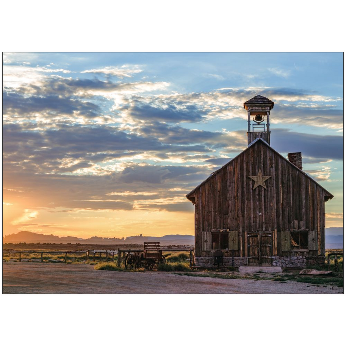 Archview Church House - Moab, Utah - bp0058 - Photograph Print Poster Picture Photography Art Artist Landscape Images