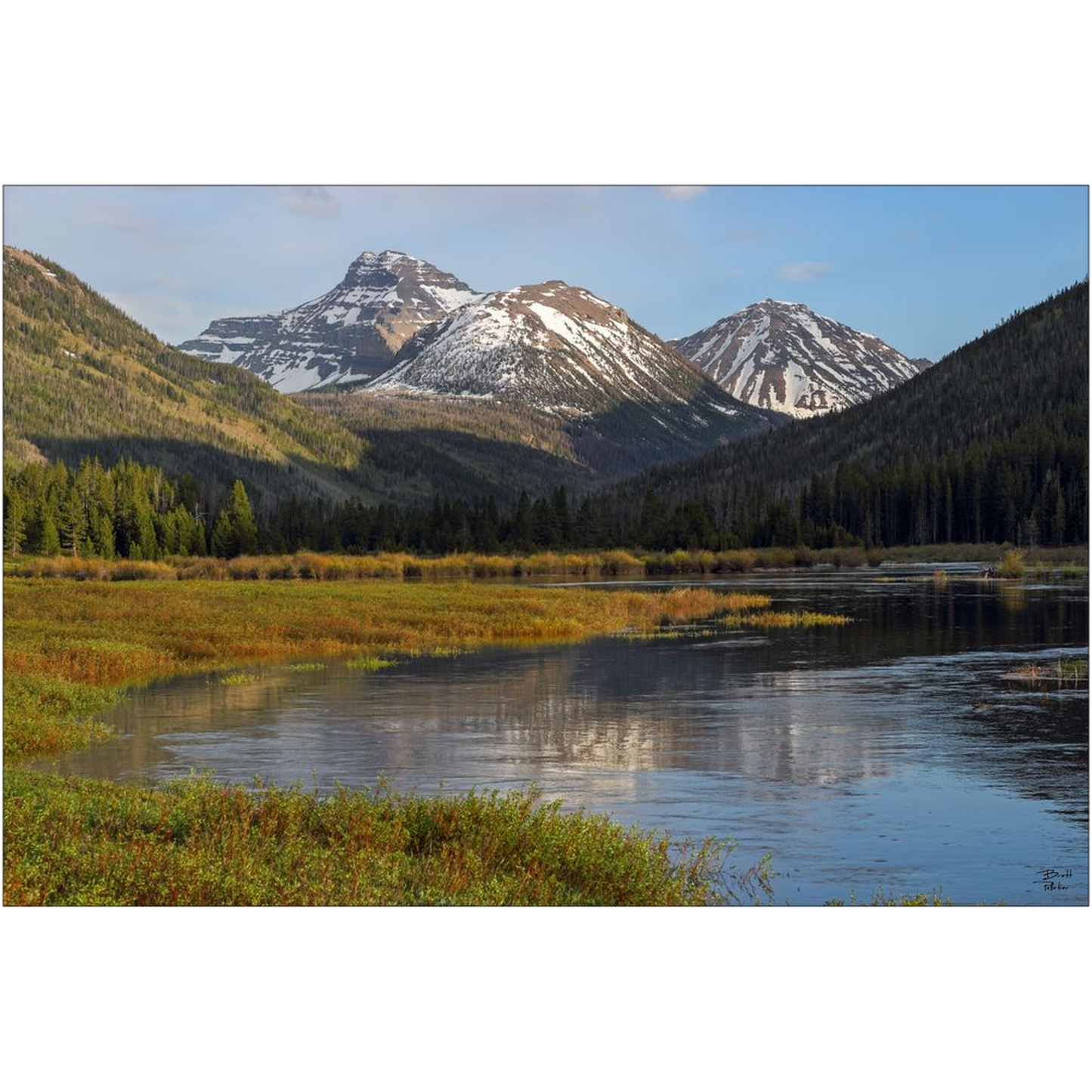 Christmas Meadows Sunset - Uinta Mountains, Utah - bp0008 - Photograph Print Poster Picture Landscape Photography Art Artist