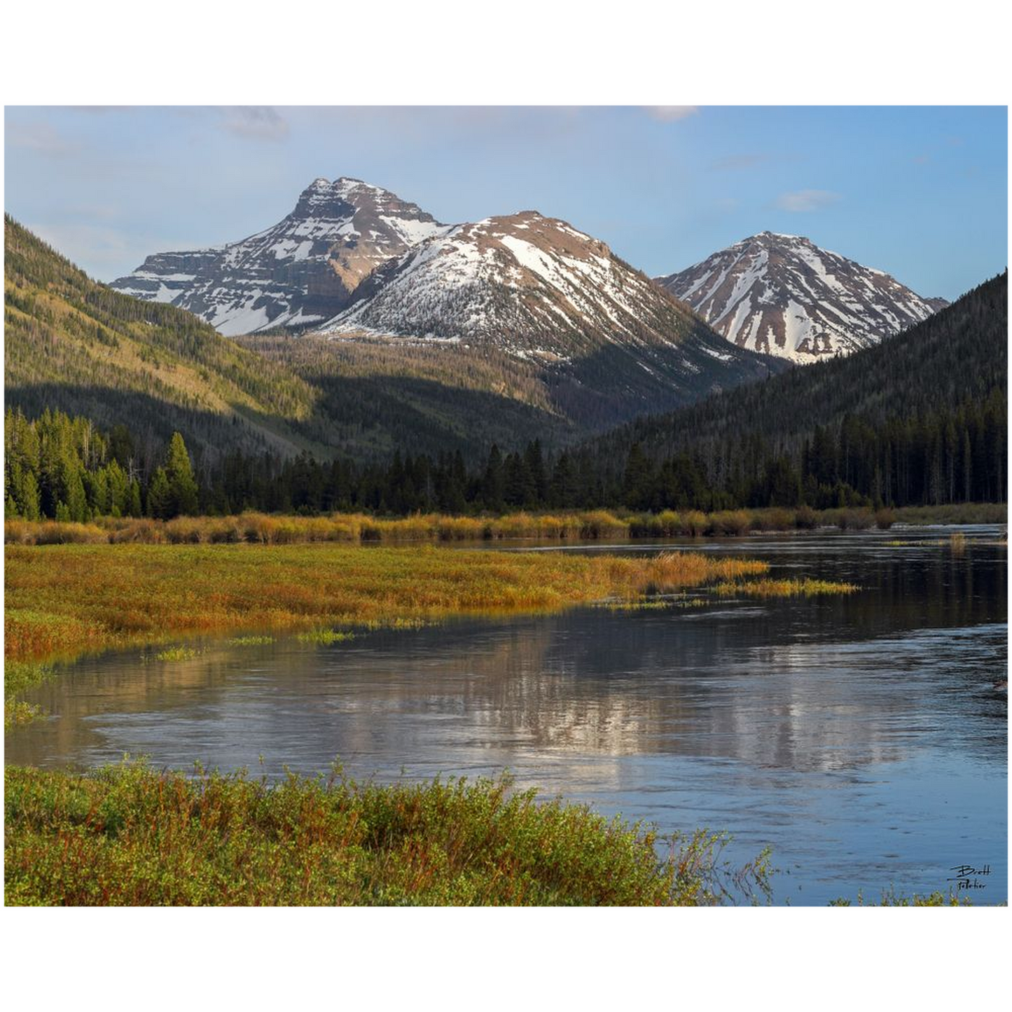 Christmas Meadows Sunset - Uinta Mountains, Utah - bp0008 - Photograph Print Poster Picture Landscape Photography Art Artist